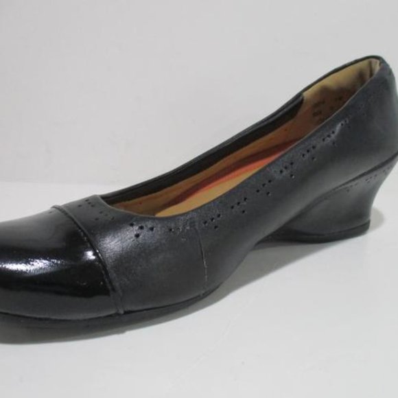 *Clarks Black Unstructured Midnight Blue Slip-On - Picture 2 of 9